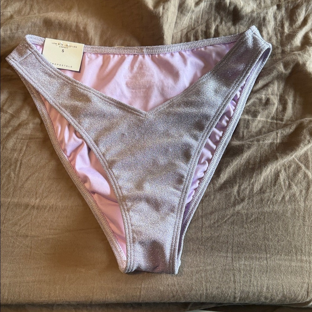 Aeropostale Shimmering Lavender Bikini Bottom